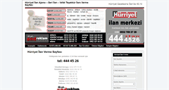 Desktop Screenshot of hurriyetilanajansi.net